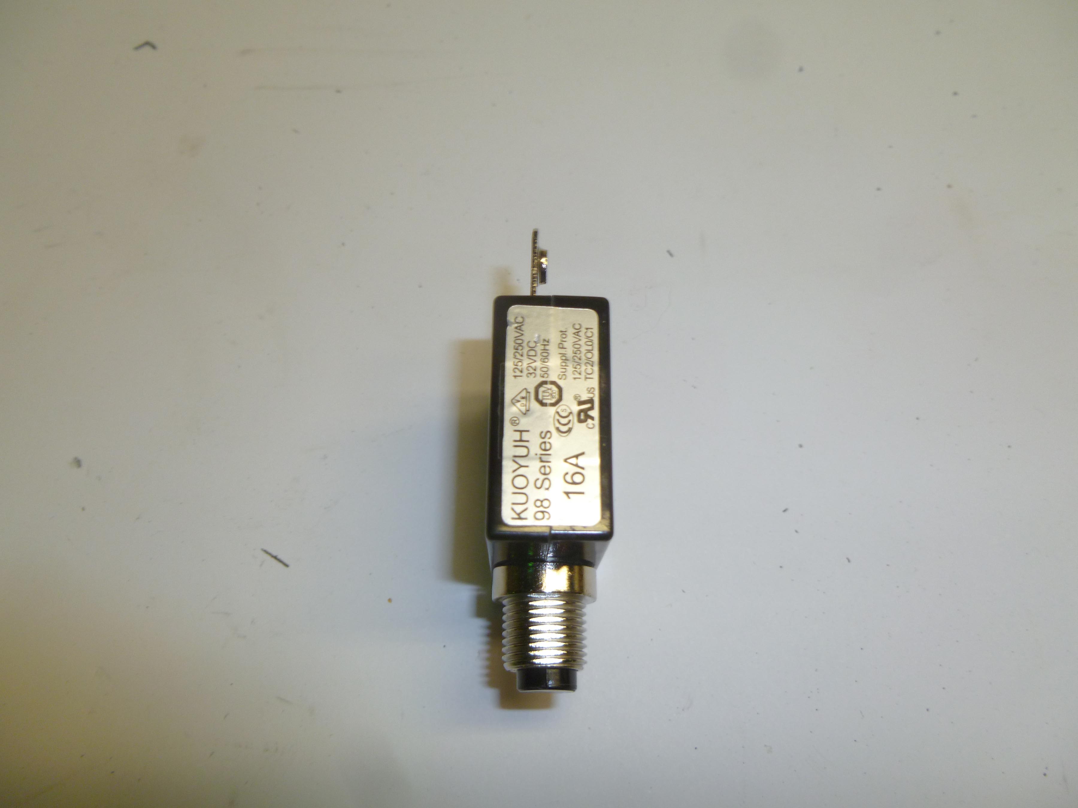 Предохранитель (тепловое реле) 16A SGG 10000(..) Lf / AC Automatic fuse 16A