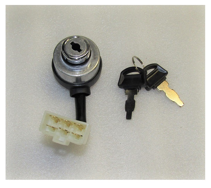 Замок зажигания с ключами в сборе SGG 8000(..)(арт.06..) (6-контактов) / Ignition lock with keys assy