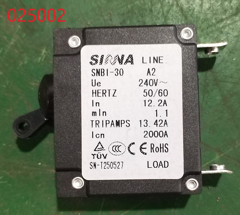 Выключатель автоматический (одинарный) 12.2A SGG 2800EN / AC circuit breaker