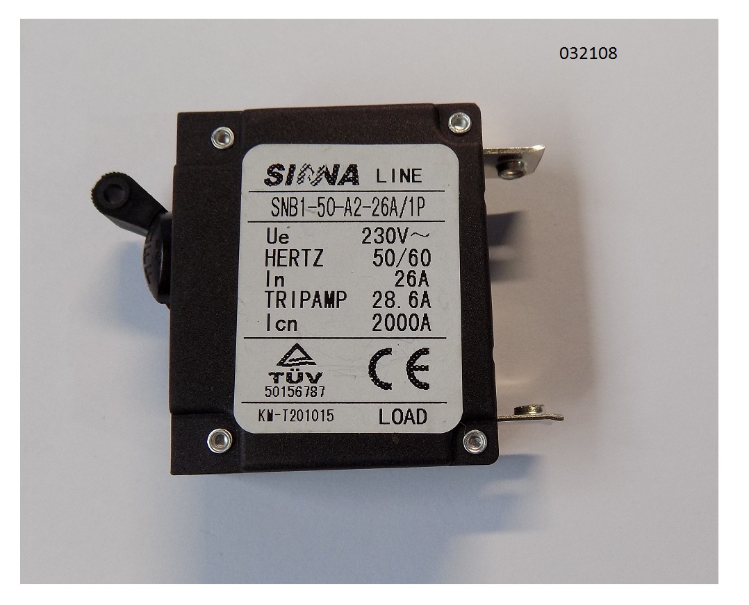 Выключатель автоматический (одинарный) 26A SGG 6000EHNA / AC circuit breaker