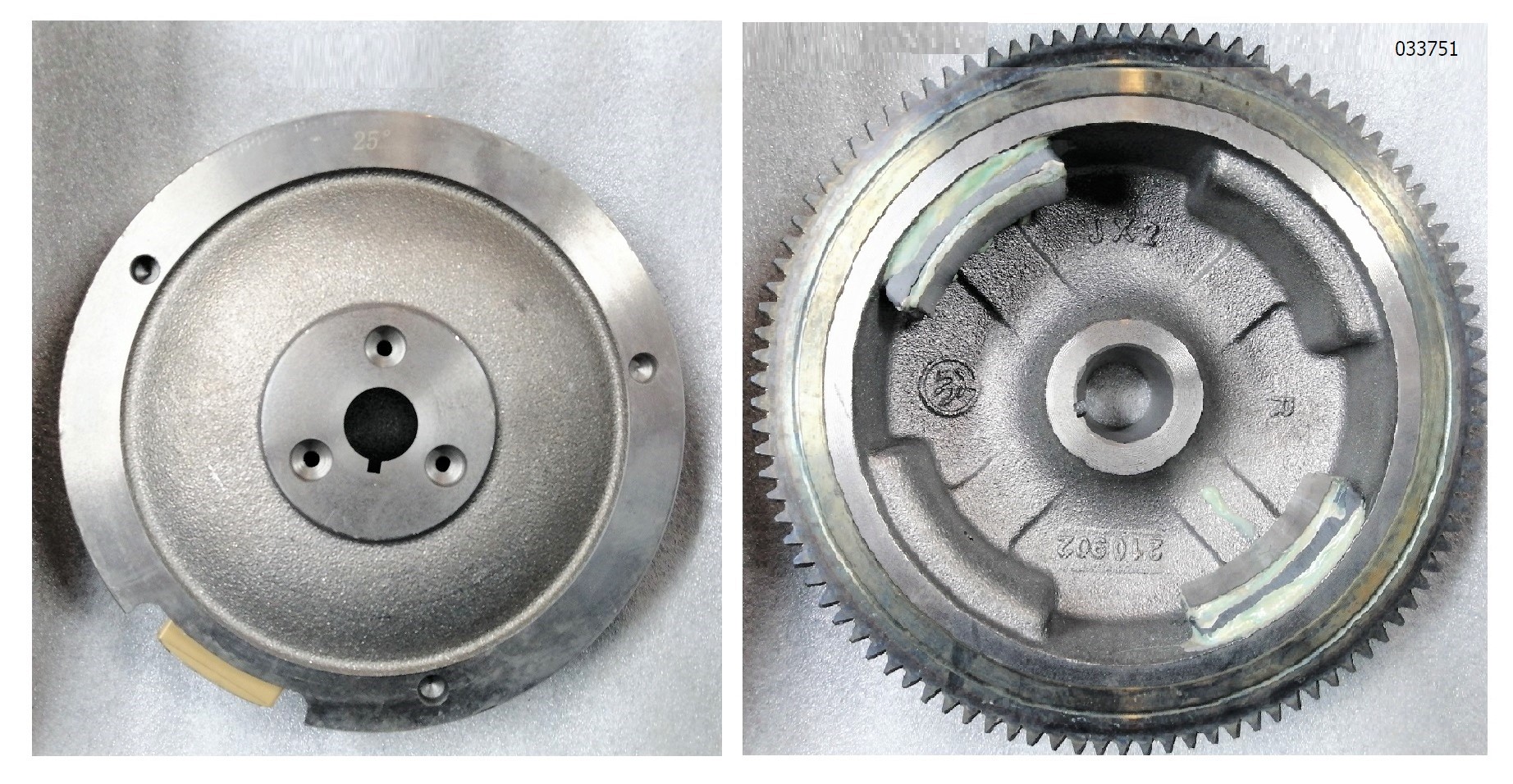 Маховик SGG 10000Ei,SV460 до 08.2024 (в сборе с венцом) Sc / Flywheel assy (20051-00020-00)