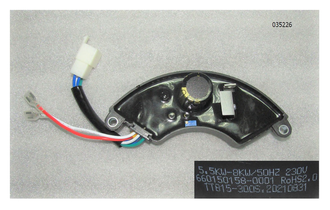 Регулятор напряжения SGG 9000ELA (230V,5,5-8,0 kw,6 контактов) / AVR 230V (660150158-0001)