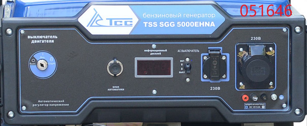 Панель управления в сборе для 060008-SGG 5000EHNA / Control panel assembly for 060008-SGG 5000EHNA