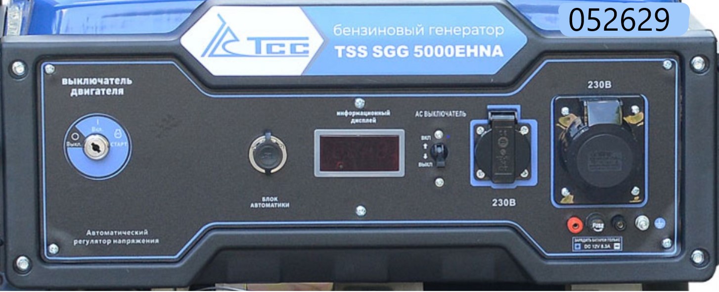 Панель управления в сборе для 160008-SGG 5000EHNA / Control panel assembly for 160008-SGG 5000EHNA (02.07.35610-TSS650022-H205)