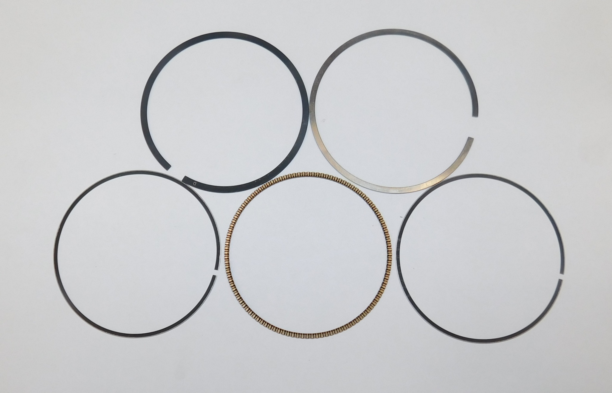 Кольца поршневые SGG 3000Si(ESi),KM165F (к-т из 5 шт.) / Piston rings, kit (03.03.13200-16503-00)