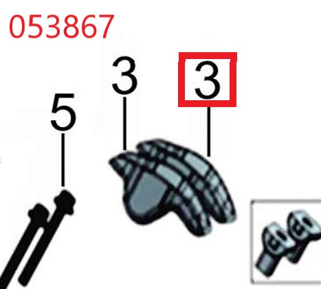 Коромысло клапана SGG 17000(..)-18000(..),2V90F Lf / Valve rocker (14311-A2910-0001)