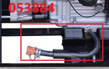 Шланг сливной SGG 12000(.L.)-18000(.L.),LC2V80FD,LC2V90FD Lc / Oil drain hose (292980109-0001)