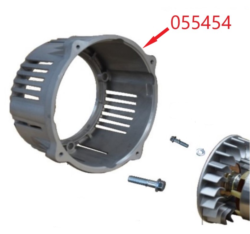 Крышка альтернатора (к двигателю) SDG 7500(..),CP195FE Cm / Alternator cover to the engine (33191-00023-00)