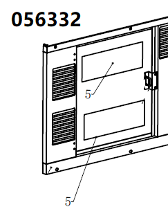 Шумоизоляция боковой двери TSS DUAL DWG-500 / Position 5 - Side door sound-absorbing cotton (60007-01235-00)