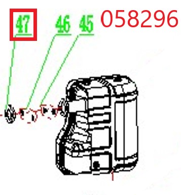 Прокладка глушителя SGG 11000E3Ui,LT196FiE Lt / Muffler gasket (1.01.13.01.0021)