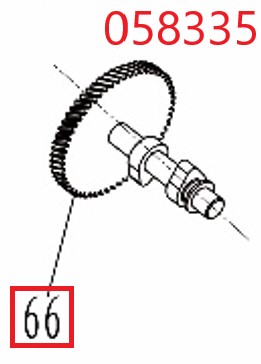 Вал распределительный SGG 11000E3Ui,LT196FiE (в сборе с шестерней) Lt / Camshaft assy (1.01.05.05.0045)