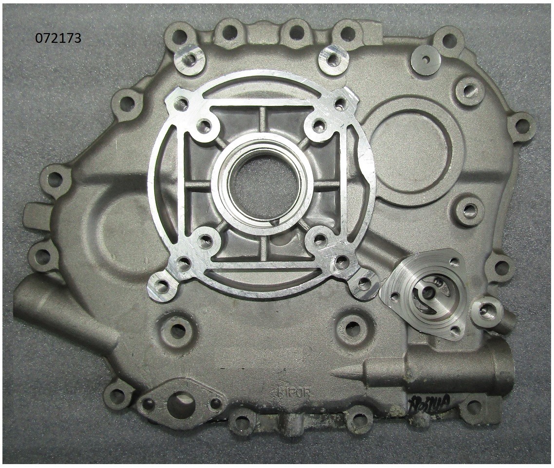 Крышка блока цилиндра задняя KM186F / Crankcase cover (KM186F-01016a)