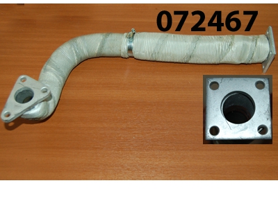 Труба выхлопная с сильфоном  ЭЛАД14/19 (от двигателя к глушителю) / Exhaust hose assy for KDE14-11200